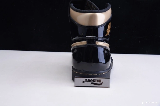 HIGH METALLIC 555088-032 GOLD RETRO AIR (2020) 1 JORDAN BLACK 0728